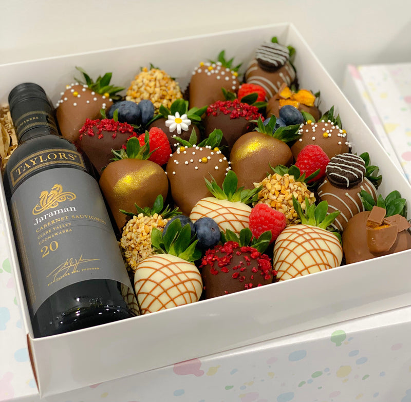 Chocolate Strawberries & Wine