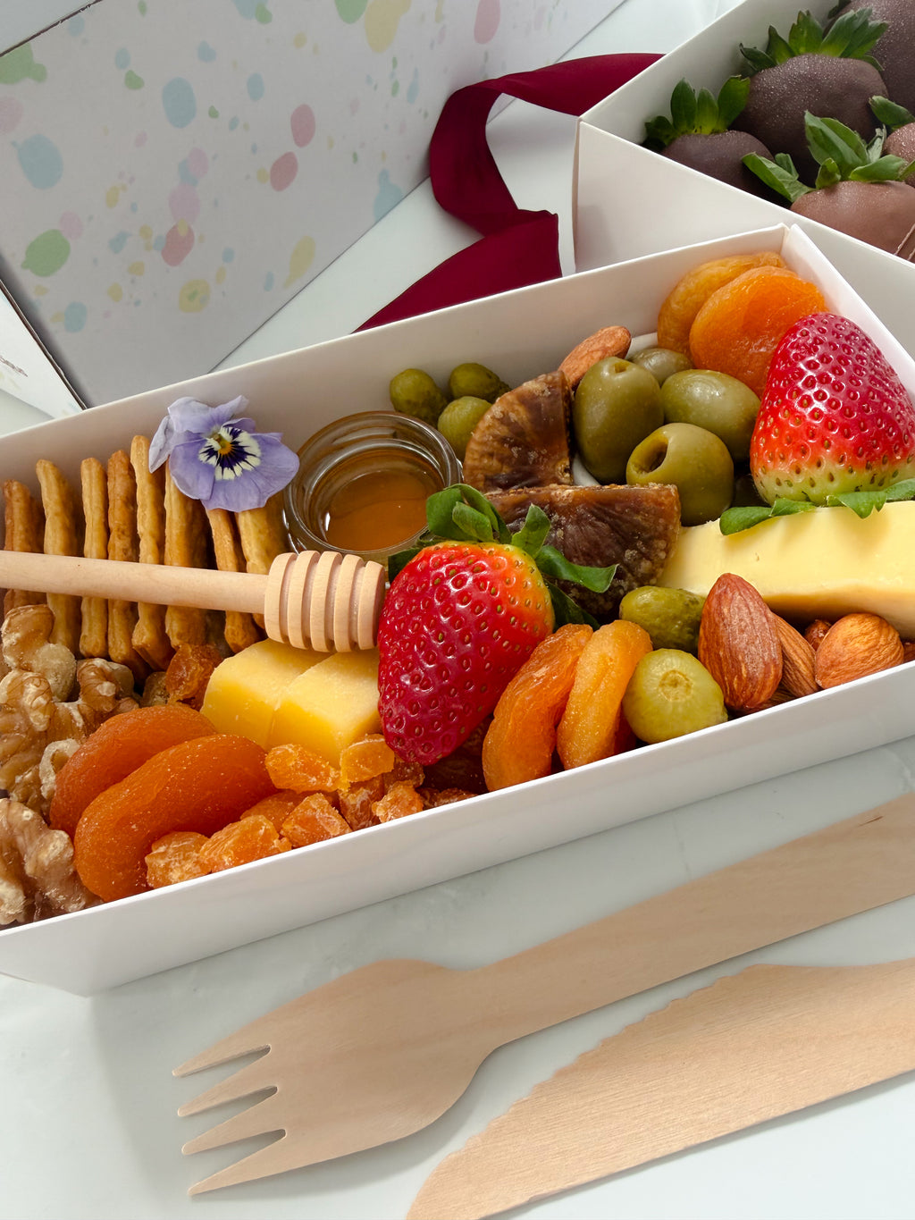 Chocolate Strawberry And Grazing Gift Box