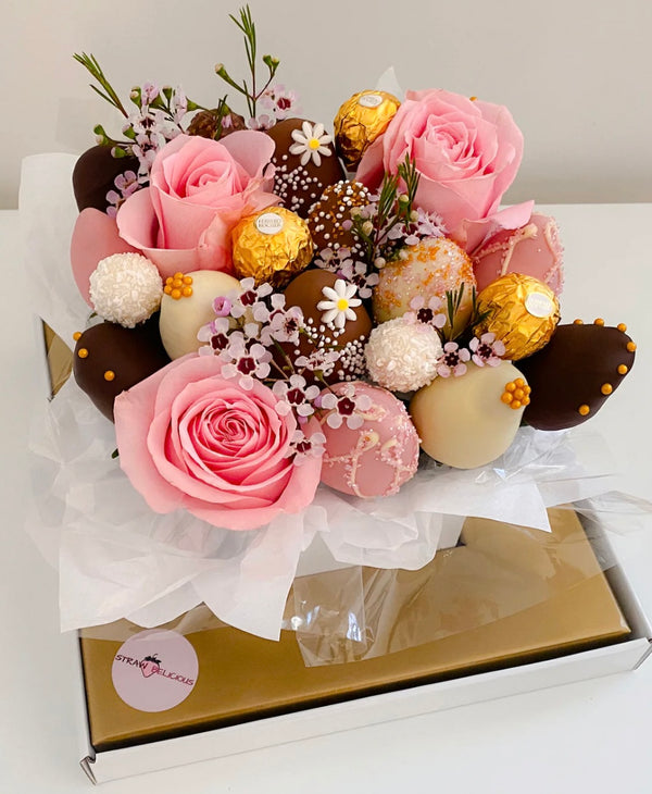 Sweet Surprise Chocolate Strawberry Bouquet