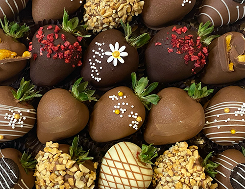 Chocolate Strawberry Boxes