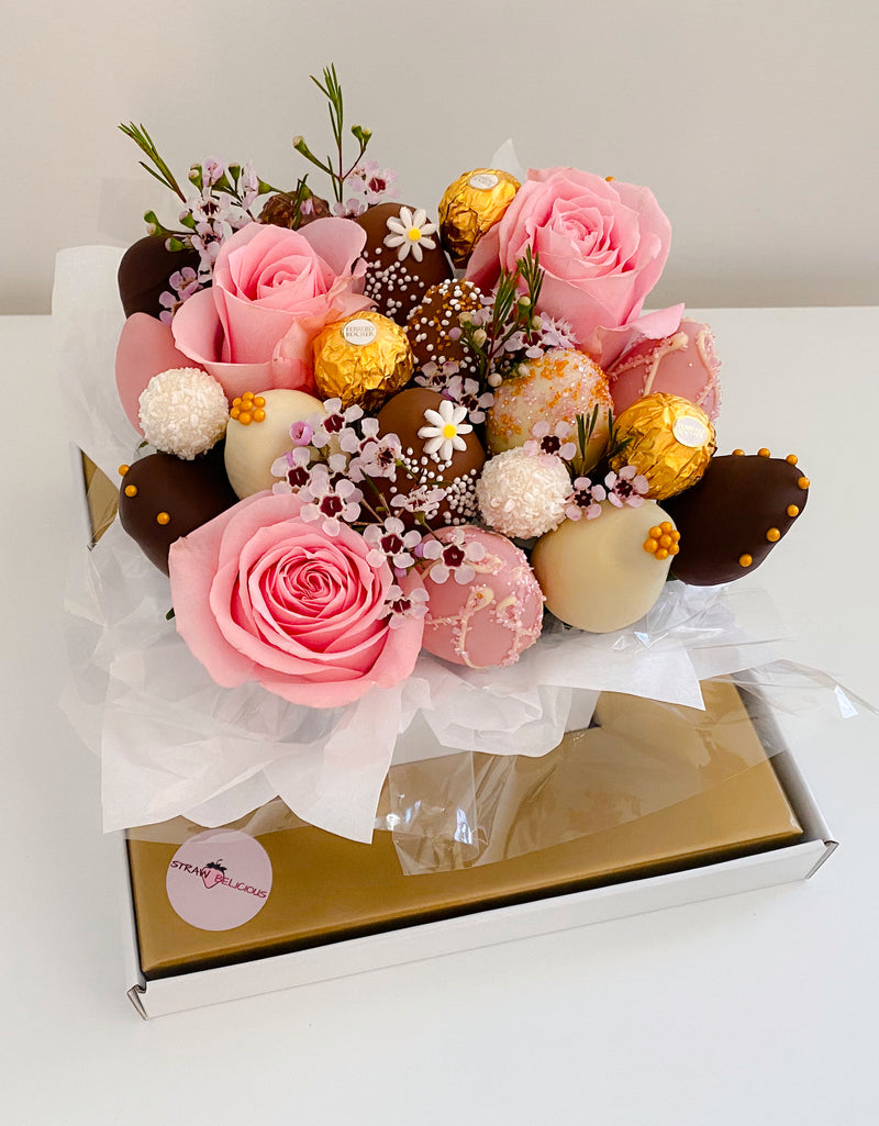 Sweet Surprise Chocolate Strawberry Bouquet