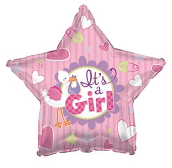 Star Baby Girl Balloon